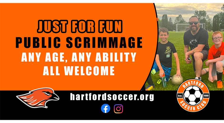 Scrimmage Wednesday - Kids, Parents, Neighbors - All Welcome!